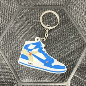 off white unc keychain