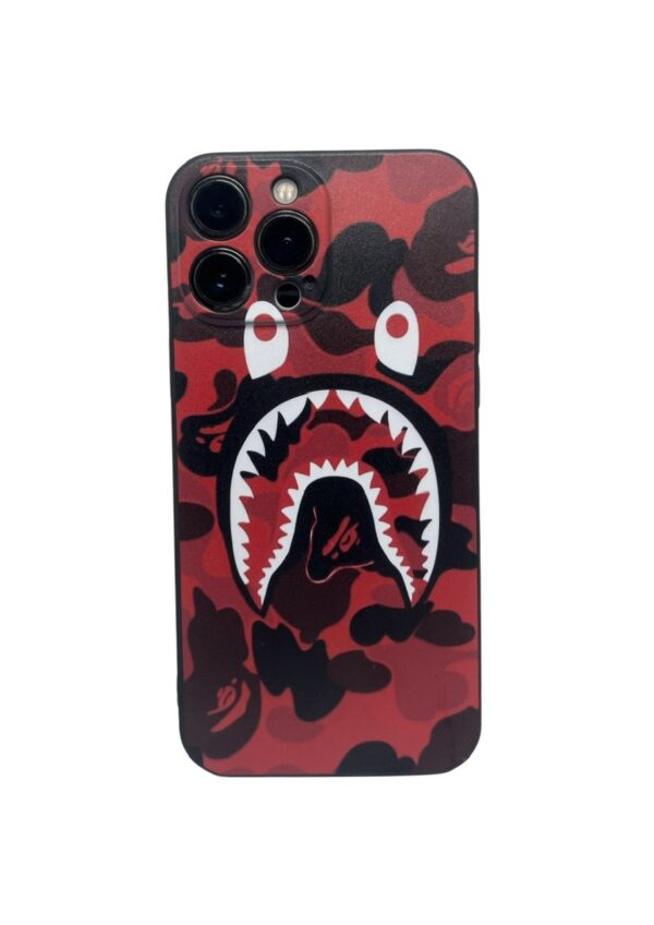 RED CAMO BPE PHONE CASE